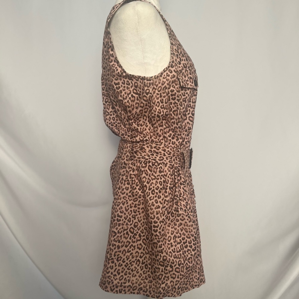 NWOT / J.Crew Norwood dress in leopard cozy chino - Picture 2 of 6